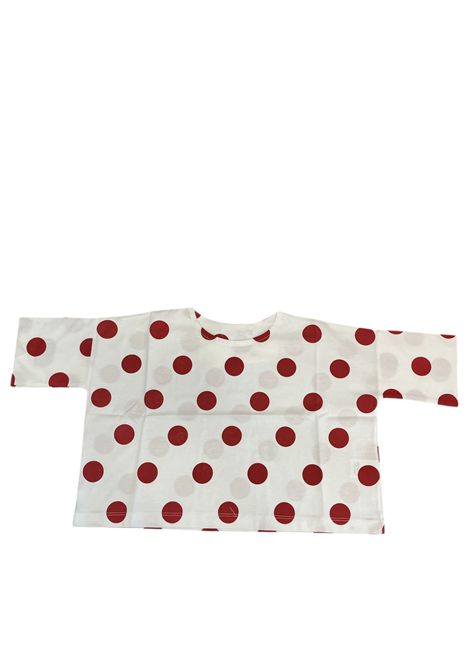 T-shirt a pois CUCU' LAB | MALIBÙ SAMMERJERSEY PIO ROSSO